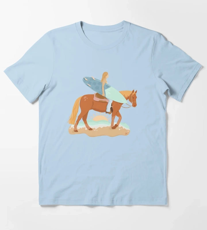 Coastal Cowgirl T-Shirt Sky Blue