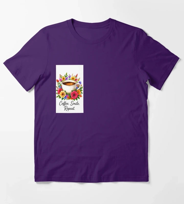 Coffe in garden T-Shirt Purple
