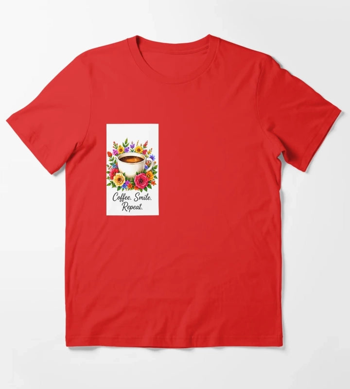 Coffe in garden T-Shirt Red