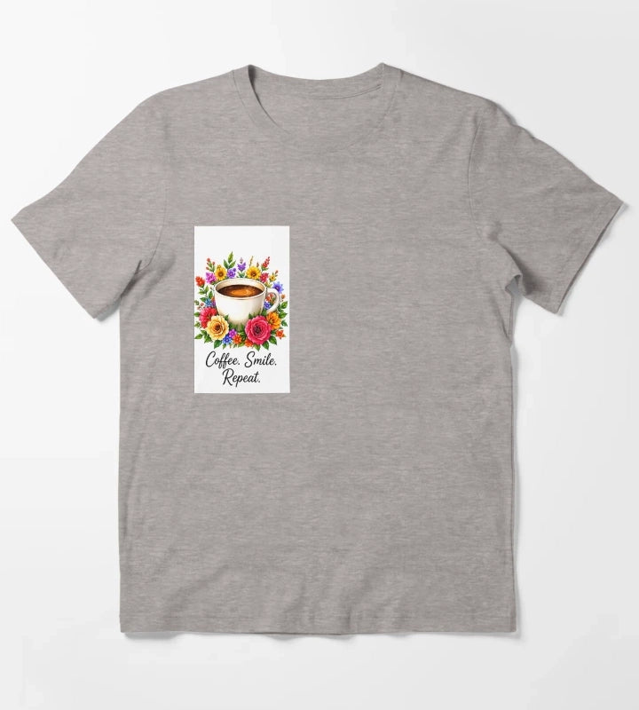 Coffe in garden T-Shirt Heather Grey