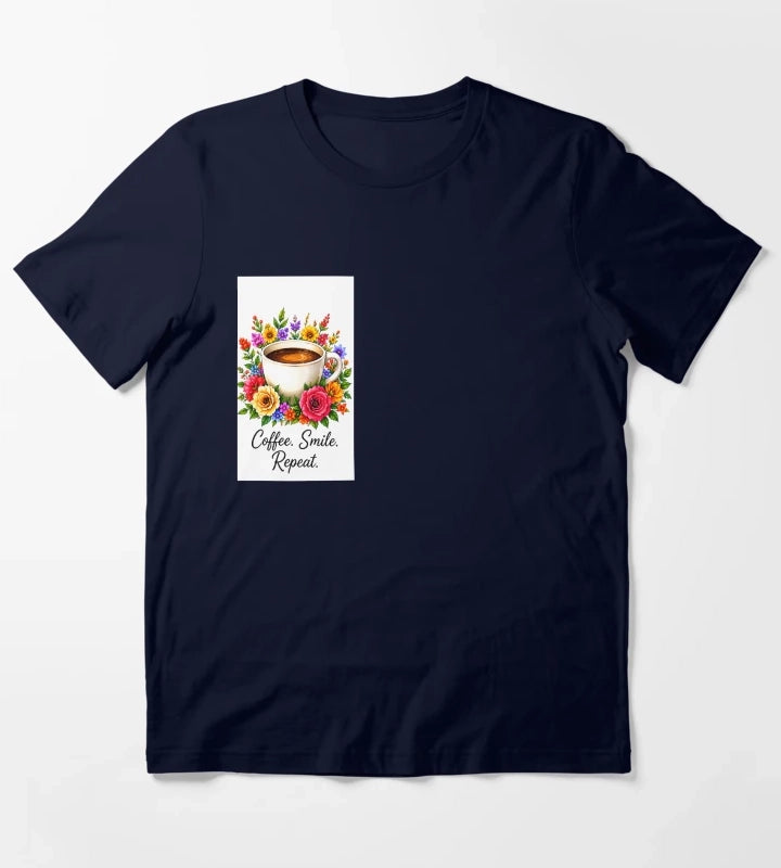 Coffe in garden T-Shirt Navy