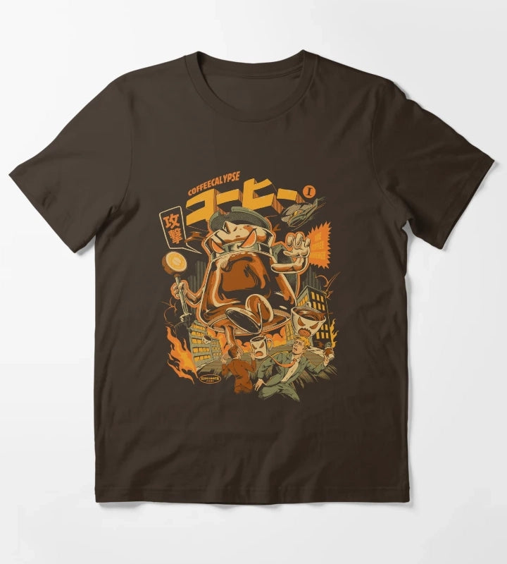 Coffecalypse T-Shirt Brown