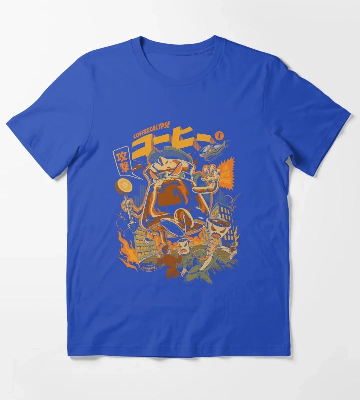 Coffecalypse T-Shirt Blue