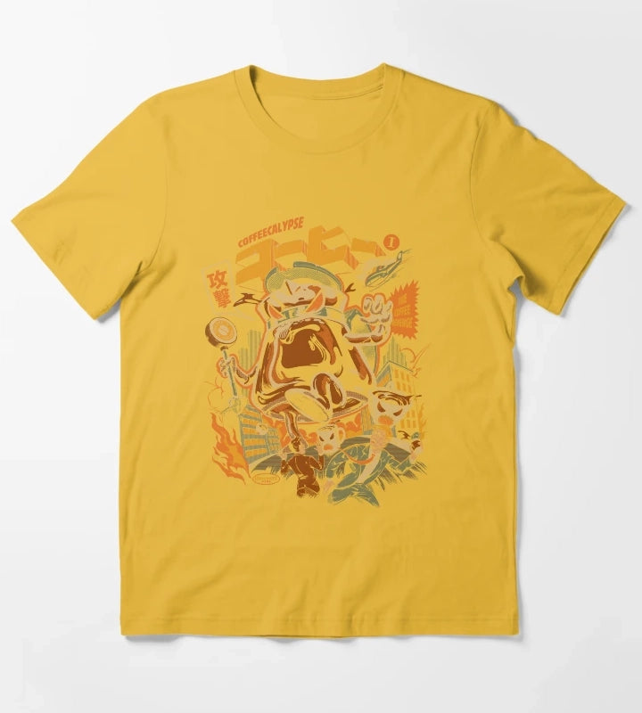 Coffecalypse T-Shirt Yellow