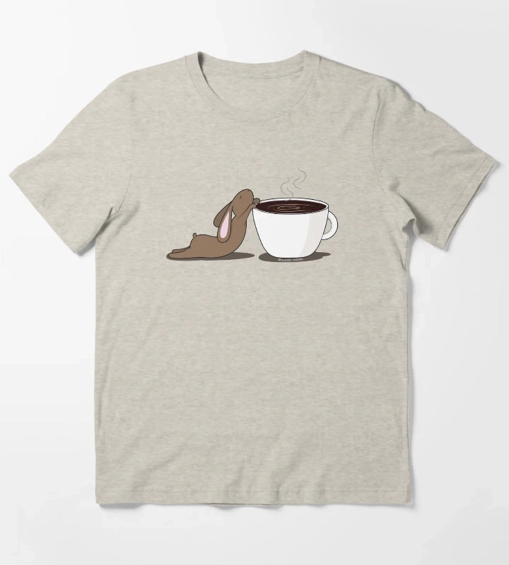 Coffee Addict Bunneh T-Shirt Cream
