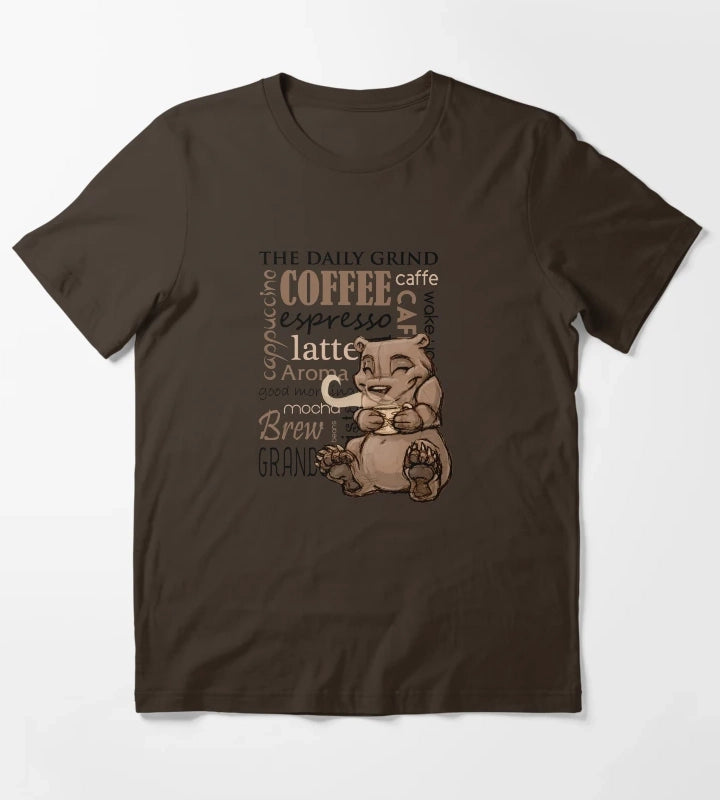 Coffee Bear T-Shirt Brown