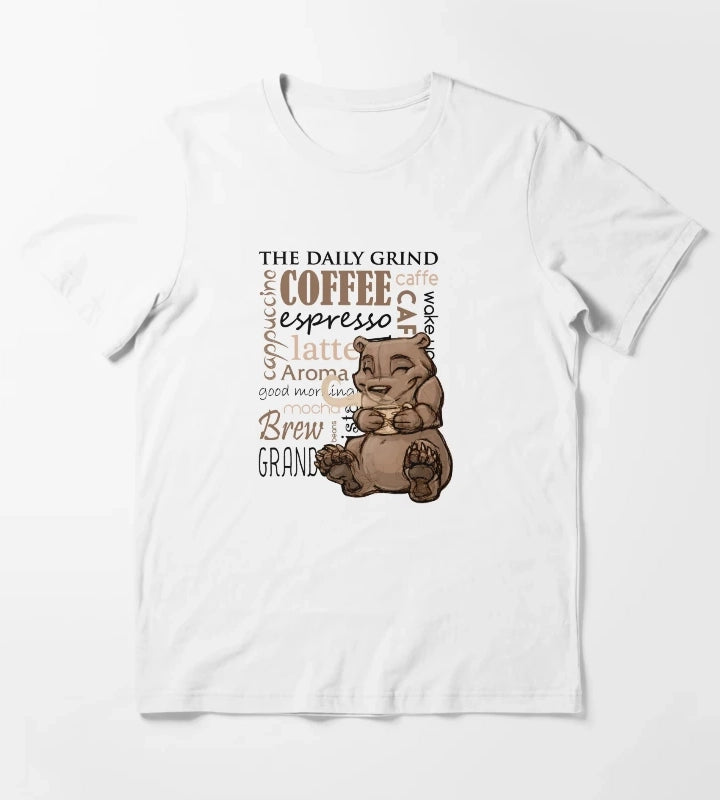 Coffee Bear T-Shirt White