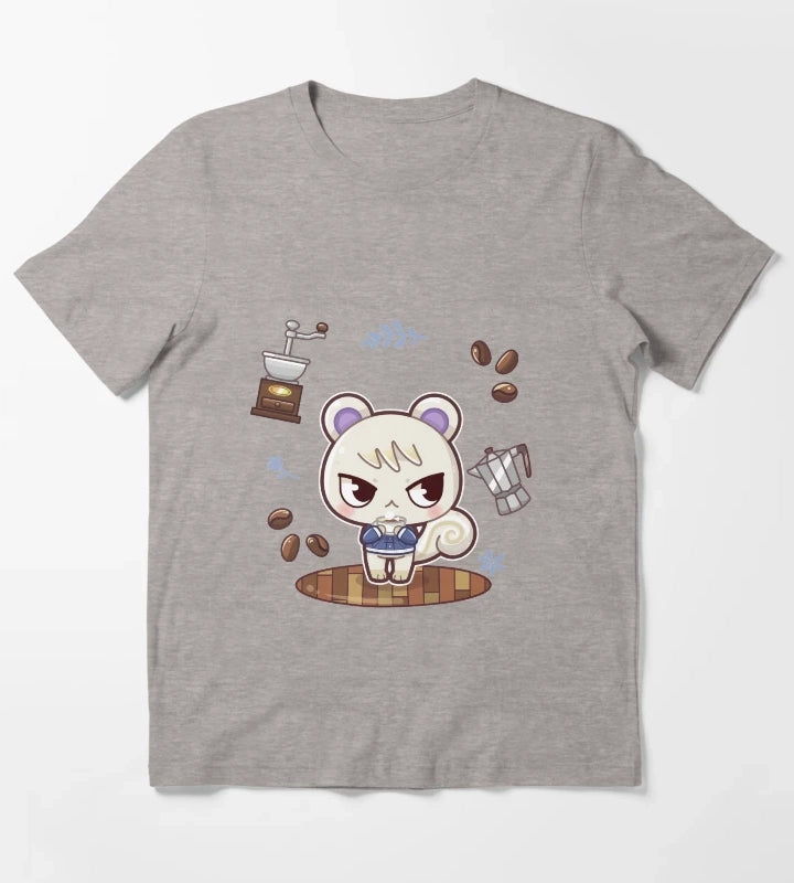 Coffee Boy T-Shirt Heather Grey