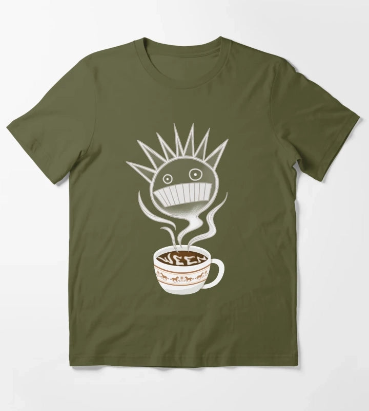 Coffee Break Ween T-Shirt Olive Green
