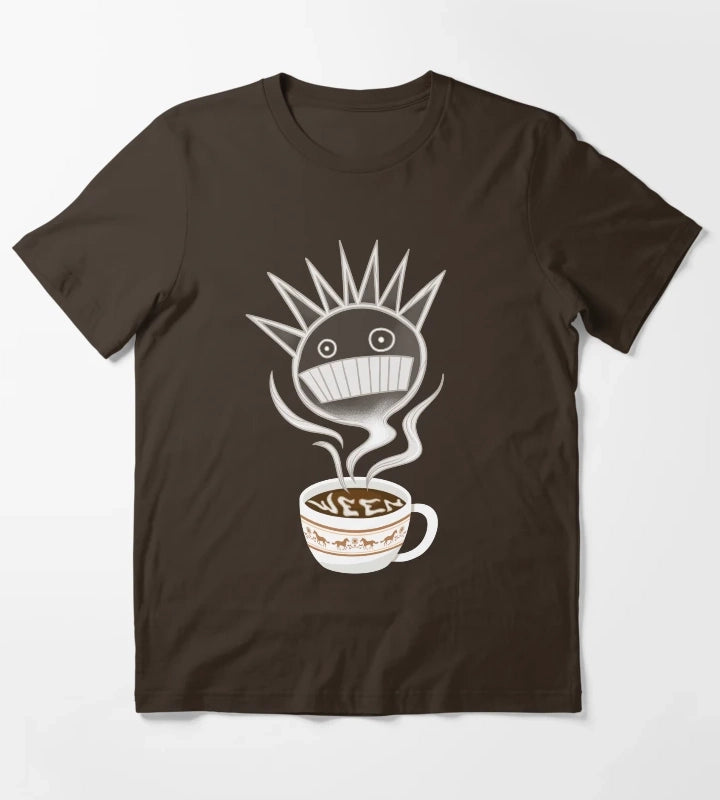 Coffee Break Ween T-Shirt Brown