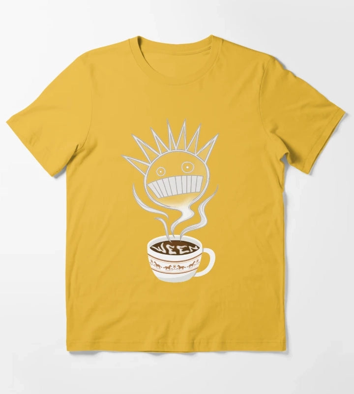 Coffee Break Ween T-Shirt Yellow