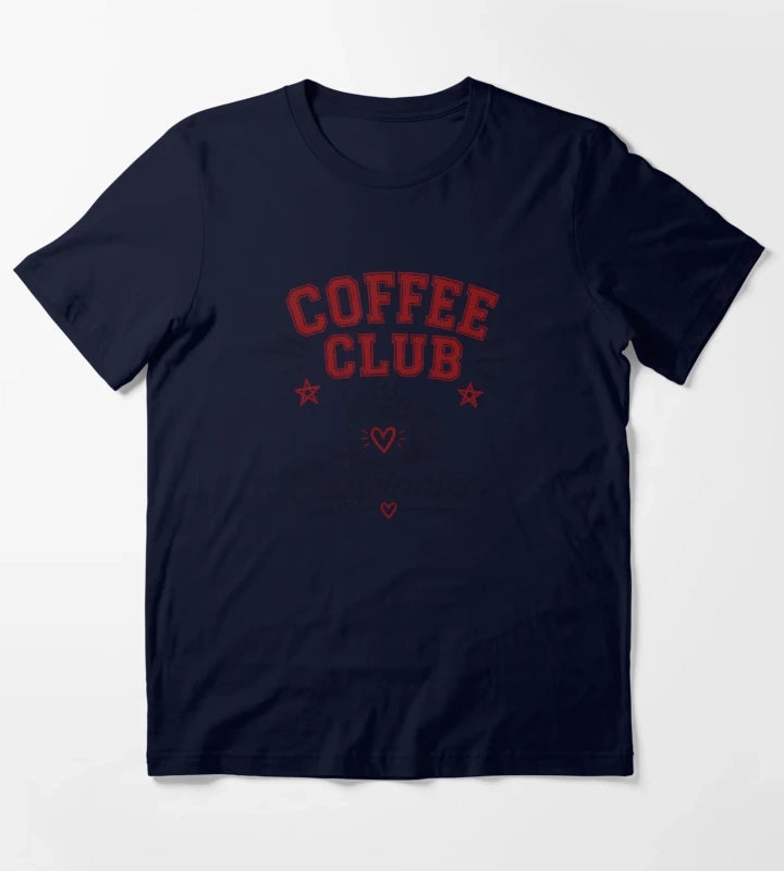 Coffee Club Caffeinated T-Shirt Navy