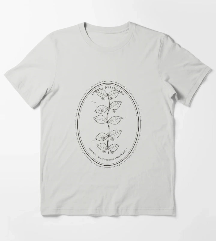 Coffee Dependents T-Shirt Light Grey