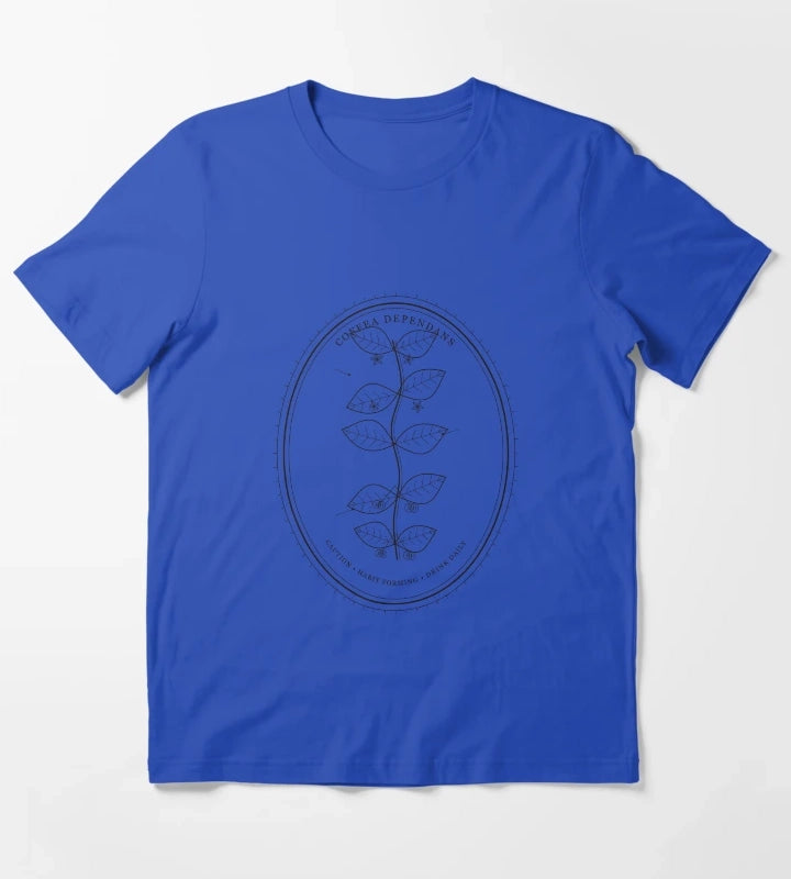 Coffee Dependents T-Shirt Blue