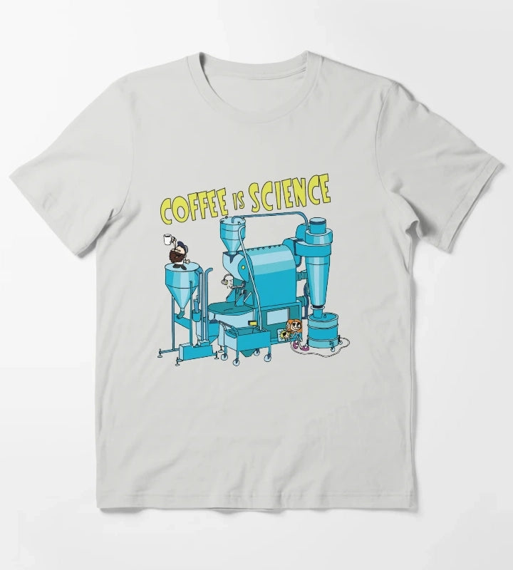 Coffee Is Science T-Shirt Light Grey