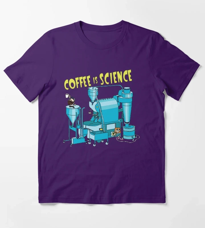 Coffee Is Science T-Shirt Purple