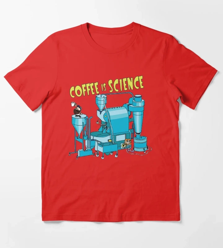 Coffee Is Science T-Shirt Red
