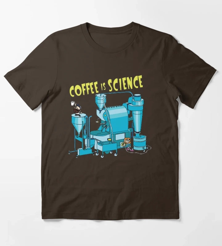 Coffee Is Science T-Shirt Brown