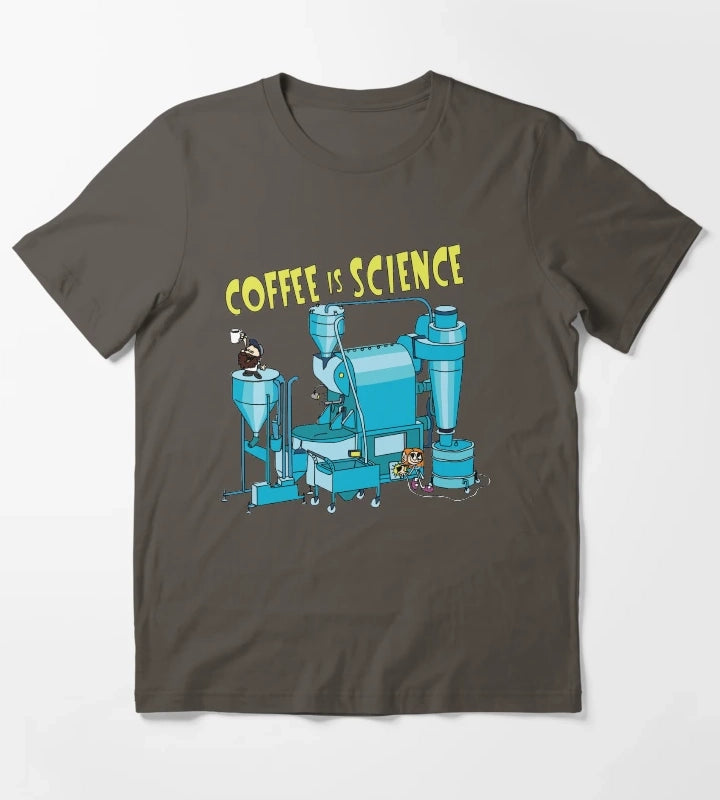Coffee Is Science T-Shirt Dark Grey