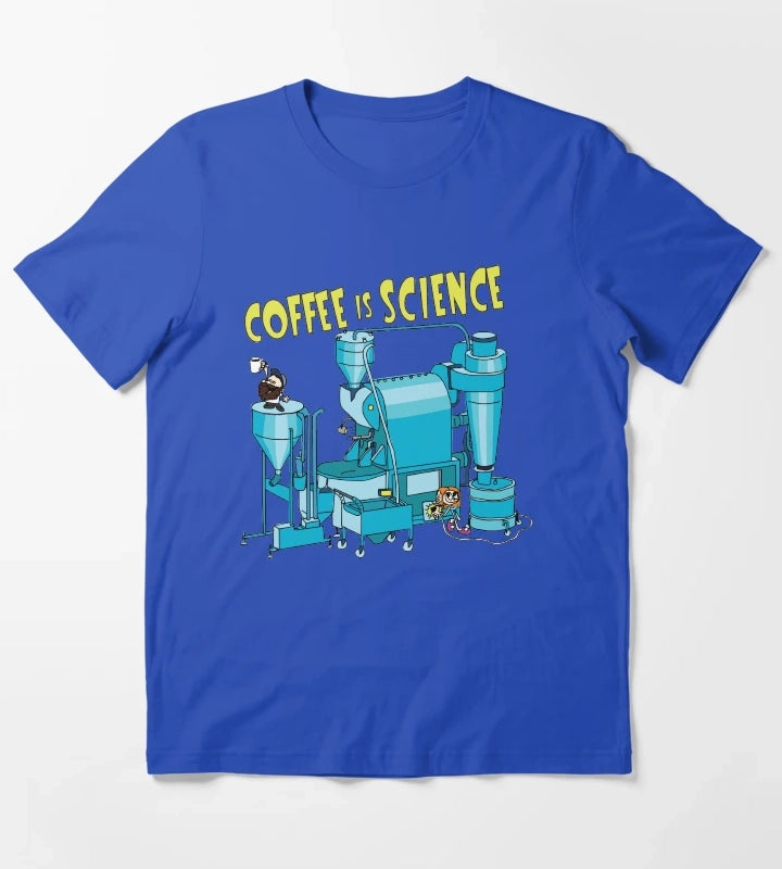 Coffee Is Science T-Shirt Blue