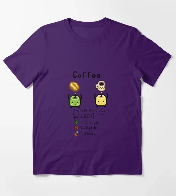 Coffee Junimos T-Shirt Purple