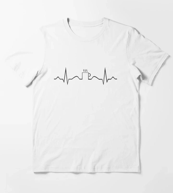 Coffee Lifeline T-Shirt White