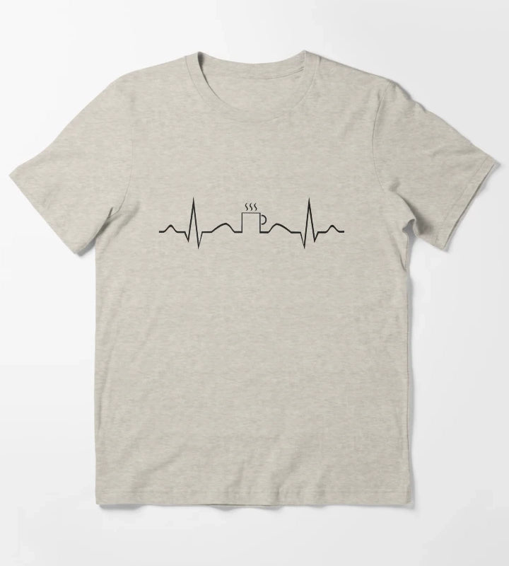 Coffee Lifeline T-Shirt Cream