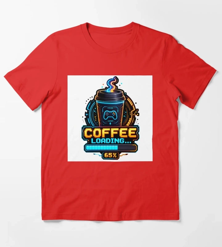 Coffee Loading 65 T-Shirt Red