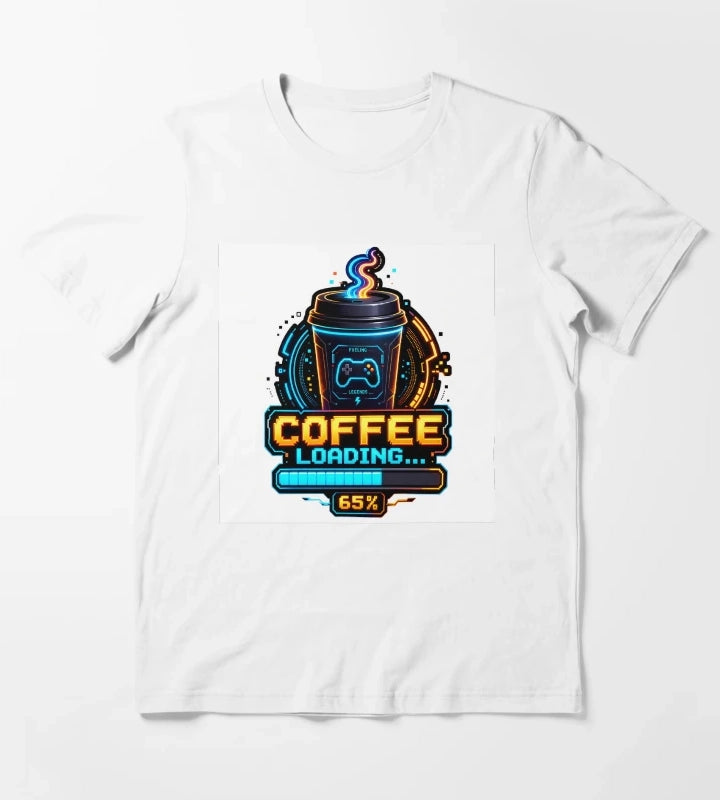 Coffee Loading 65 T-Shirt White