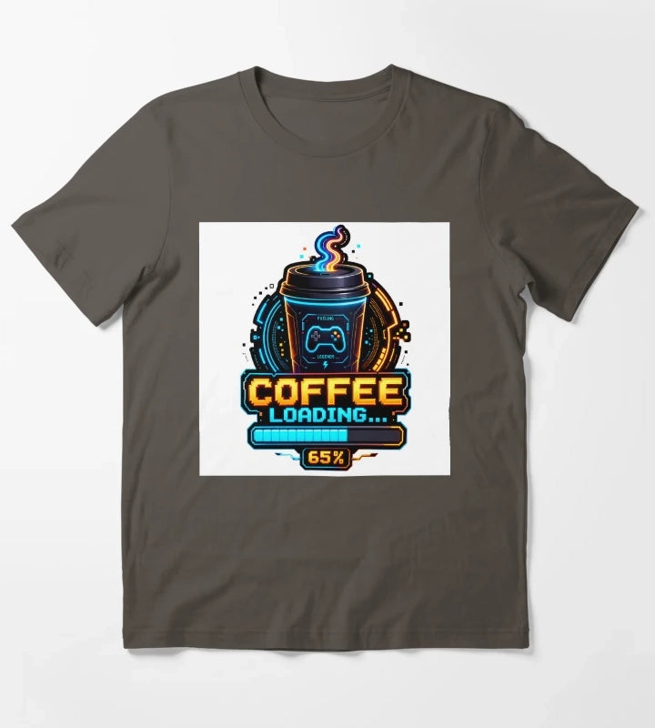 Coffee Loading 65 T-Shirt Dark Grey