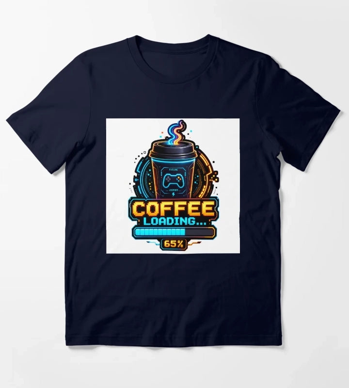 Coffee Loading 65 T-Shirt Navy