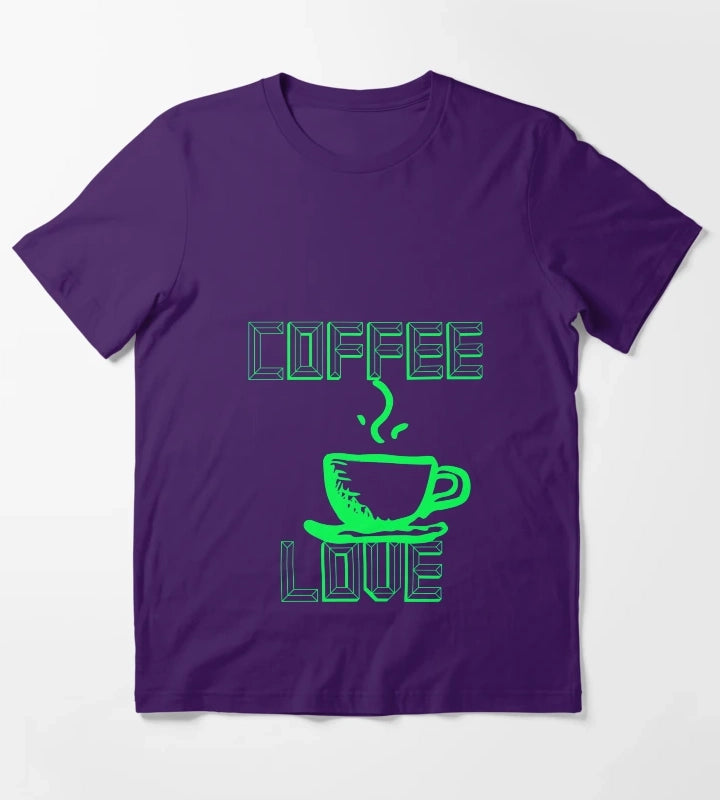 Coffee Love T-Shirt Purple