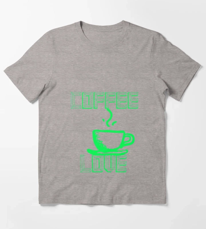 Coffee Love T-Shirt Heather Grey