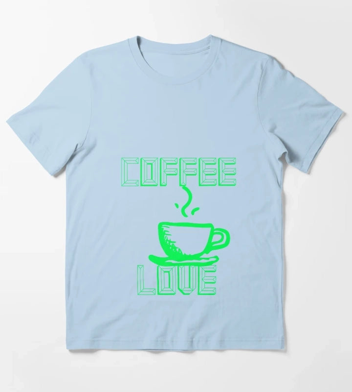 Coffee Love T-Shirt Sky Blue