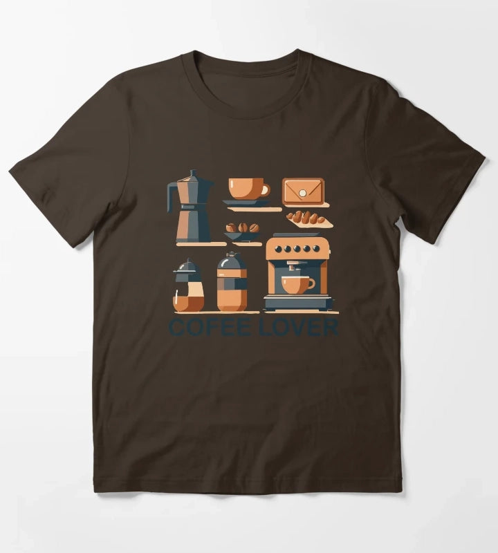 Coffee Lover T-Shirt Brown