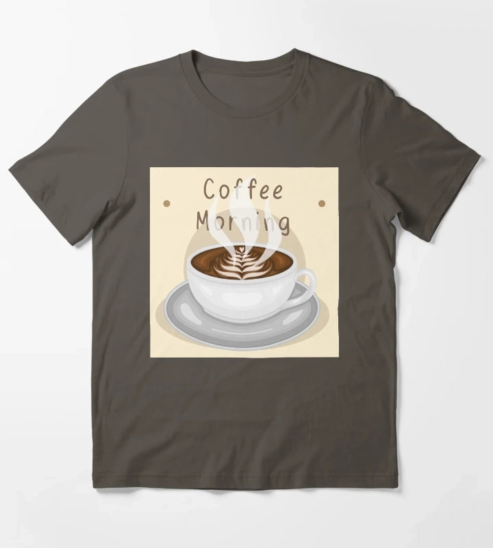 Coffee Morning T-Shirt Dark Grey