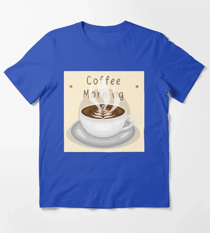 Coffee Morning T-Shirt Blue