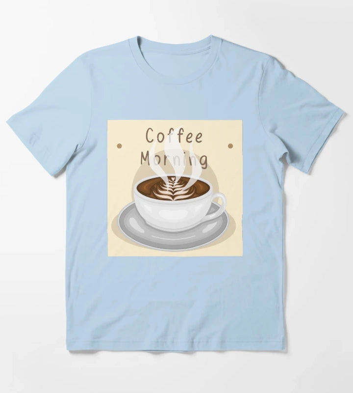 Coffee Morning T-Shirt Sky Blue
