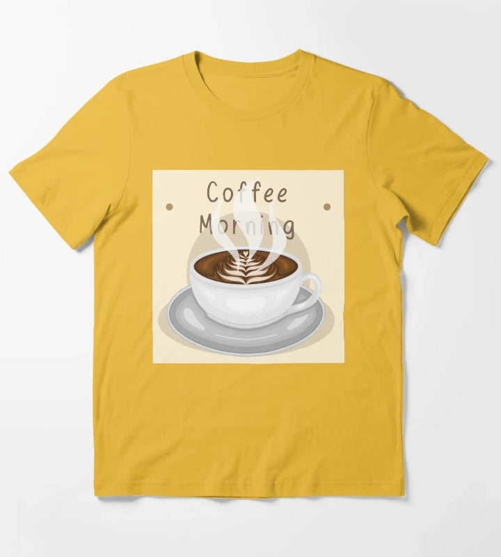 Coffee Morning T-Shirt Yellow
