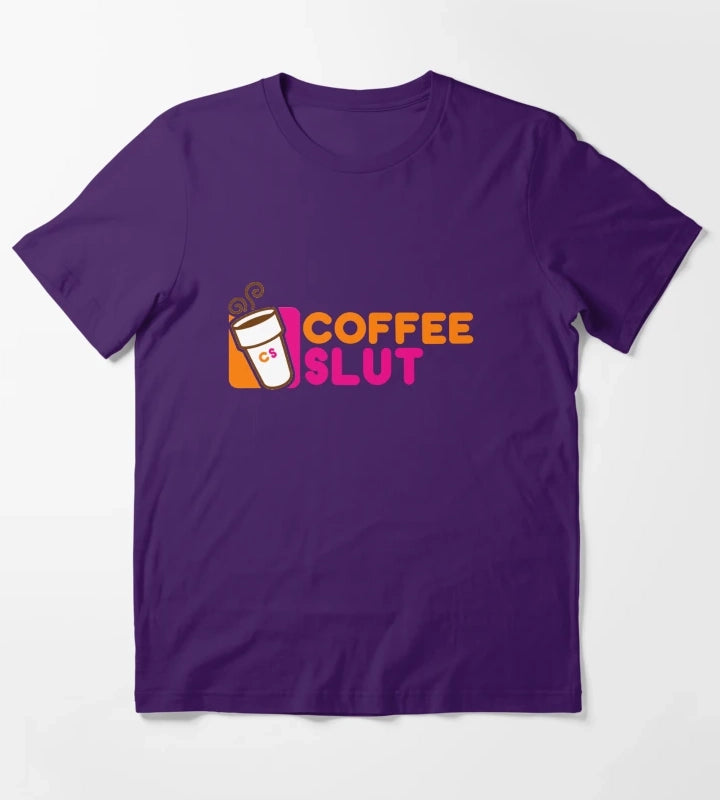 Coffee Slut T-Shirt Purple