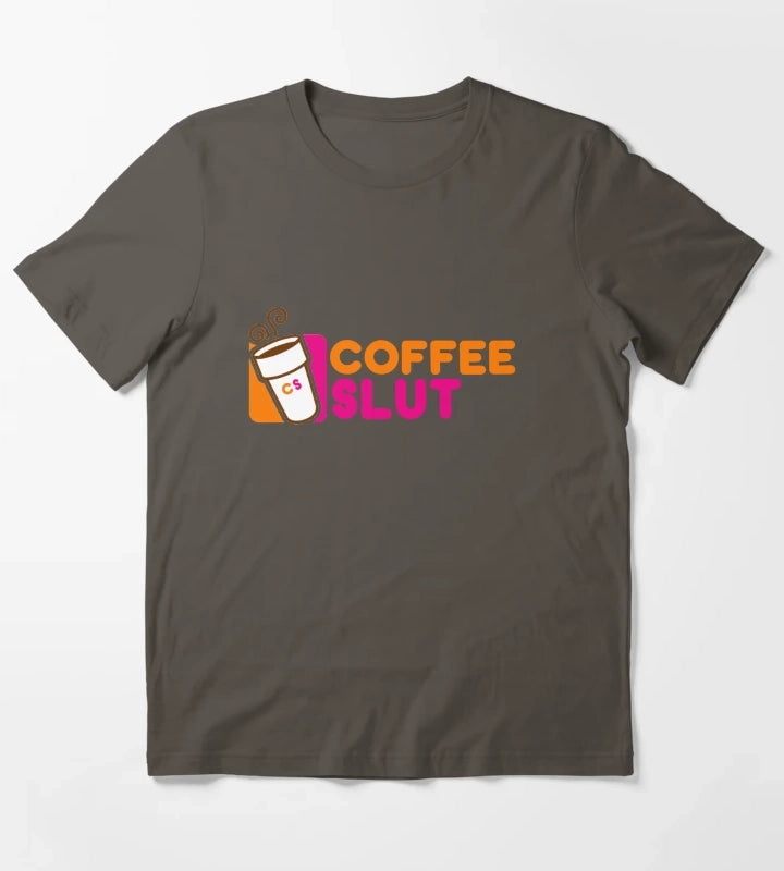 Coffee Slut T-Shirt Dark Grey