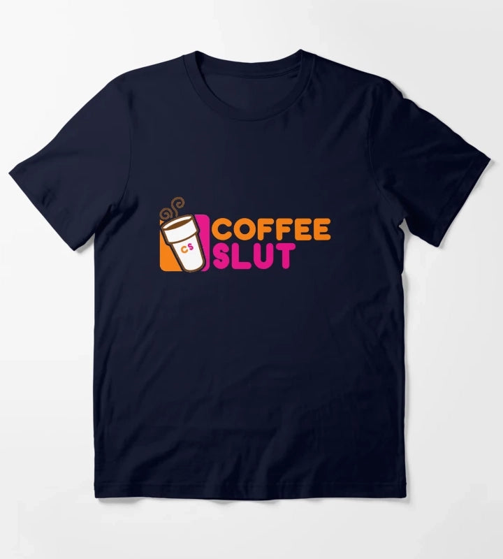Coffee Slut T-Shirt Navy