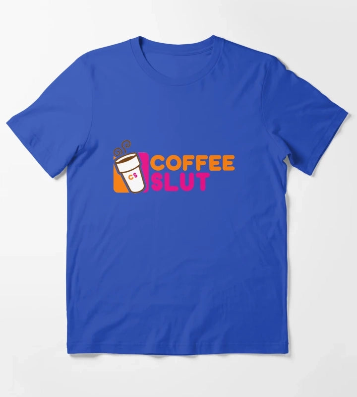 Coffee Slut T-Shirt Blue