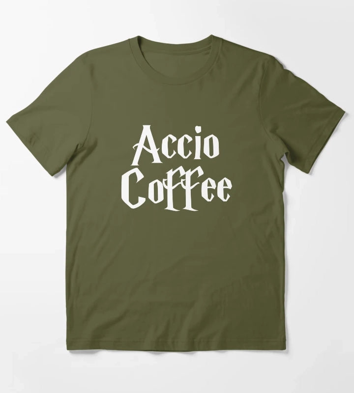 Coffee Spell T-Shirt Olive Green