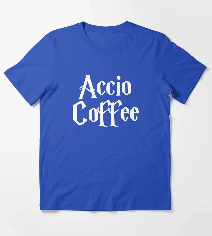 Coffee Spell T-Shirt Blue