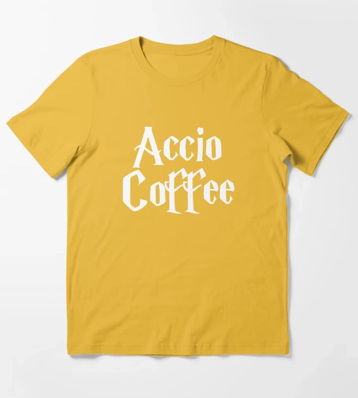 Coffee Spell T-Shirt Yellow