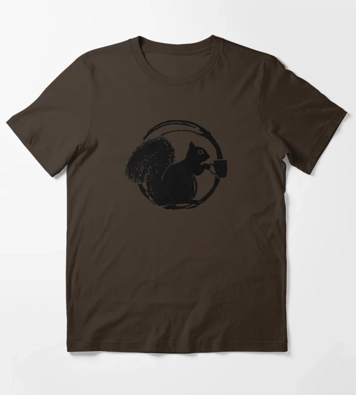 Coffee Squirrel T-Shirt Brown