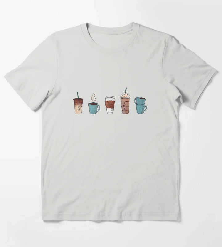 Coffee T-Shirt Light Grey