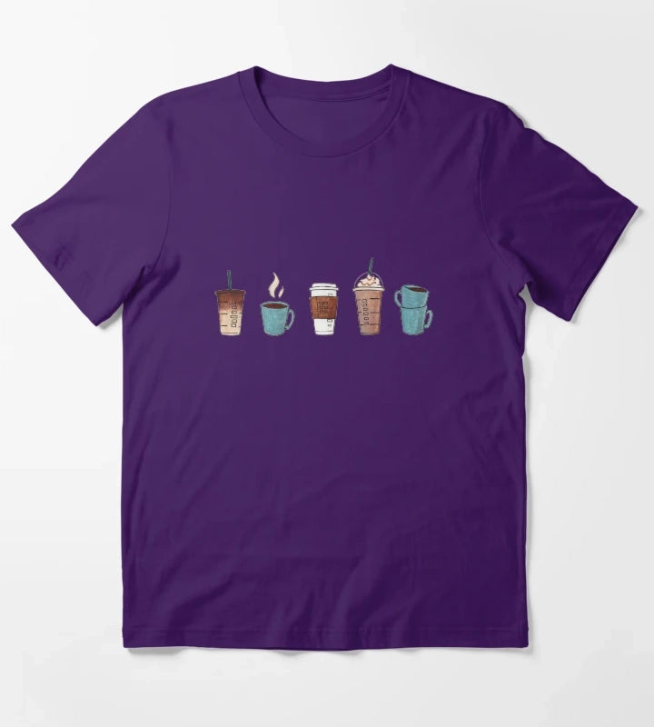 Coffee T-Shirt Purple