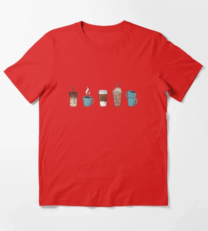 Coffee T-Shirt Red